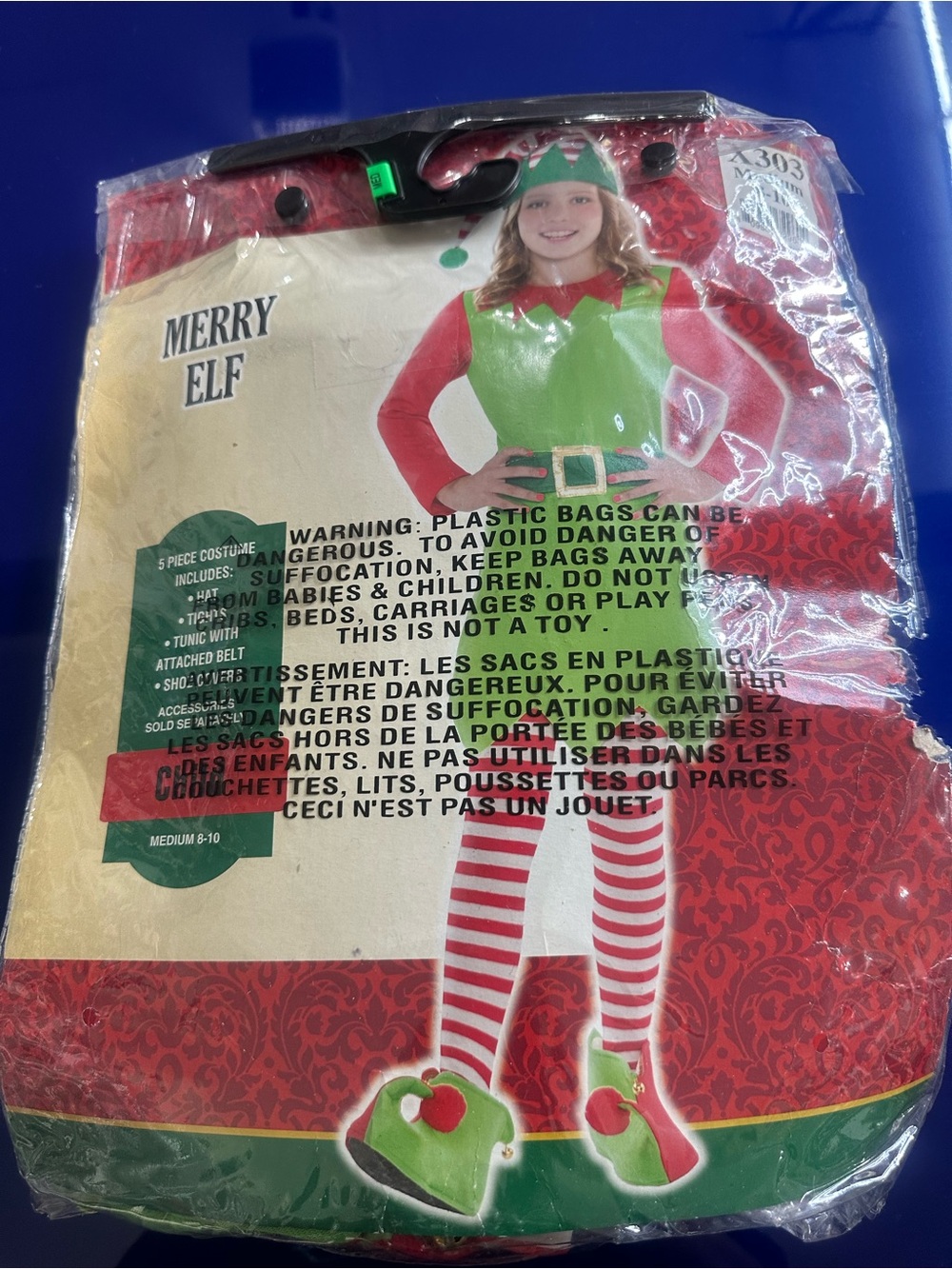 Amscan Merry Elf Costume in Green and Red